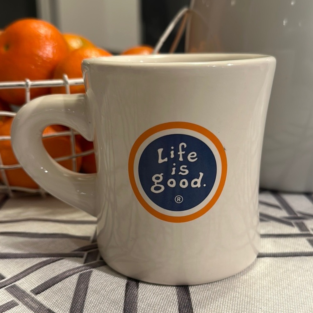 Life Is Good Diner Mug
